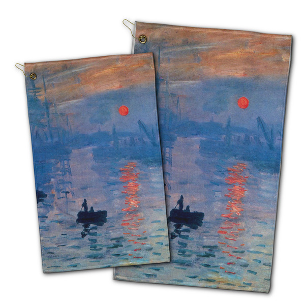 Impression Sunrise by Claude Monet Golf Towel - PARENT (small and large)