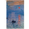 Impression Sunrise by Claude Monet Golf Towel (Personalized) - APPROVAL (Small Full Print)