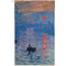 Impression Sunrise by Claude Monet Golf Towel - Poly-Cotton Blend - Small
