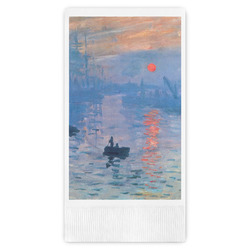 Impression Sunrise by Claude Monet Guest Napkins - Full Color - Embossed Edge