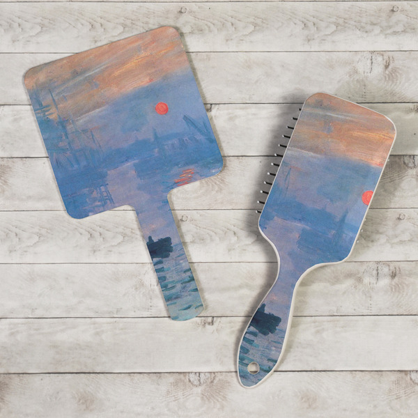 Impression Sunrise by Claude Monet Hand Mirrors - In Context