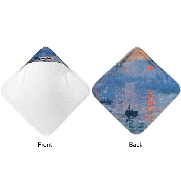 Impression Sunrise by Claude Monet Hooded Baby Towel- Approval