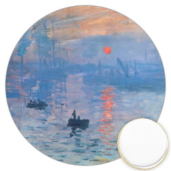 Impression Sunrise by Claude Monet Printed Cookie Topper - 3.25"