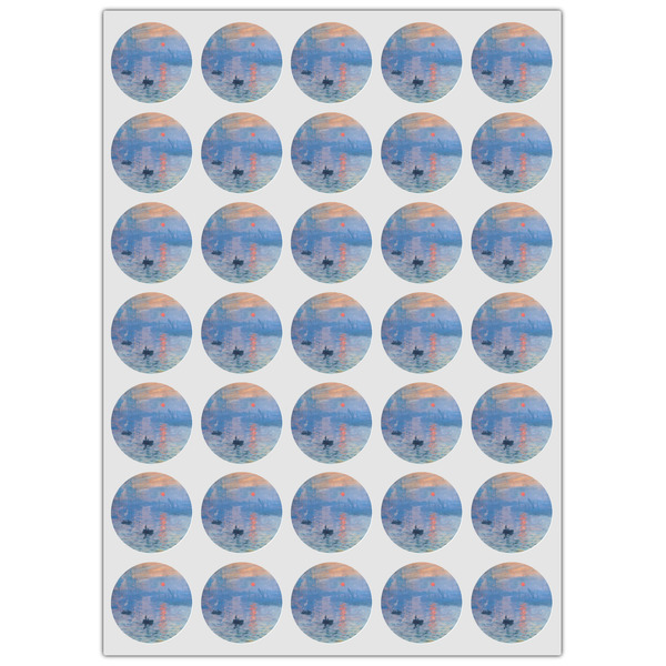 Impression Sunrise by Claude Monet Icing Circle - XSmall - Set of 35