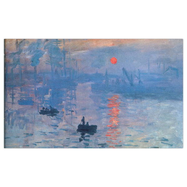 Impression Sunrise by Claude Monet Indoor / Outdoor Rug - 3'x5' - Front Flat
