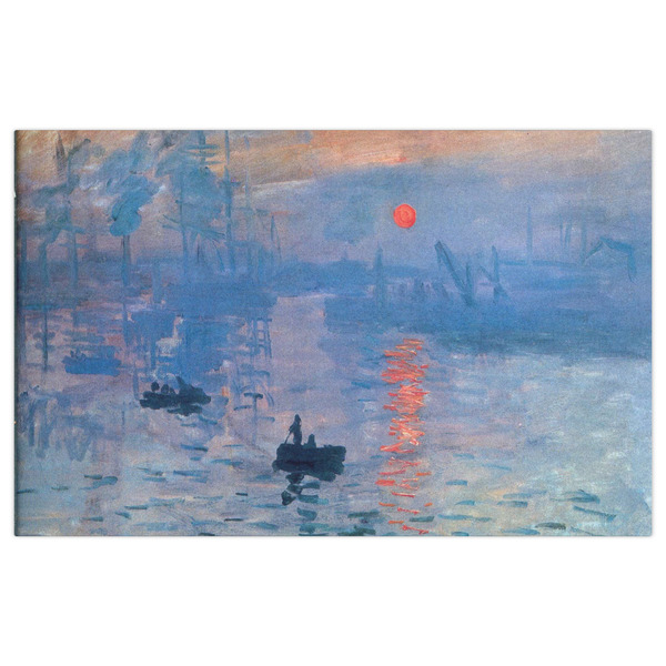 Impression Sunrise by Claude Monet Indoor / Outdoor Rug - 5'x8' - Front Flat