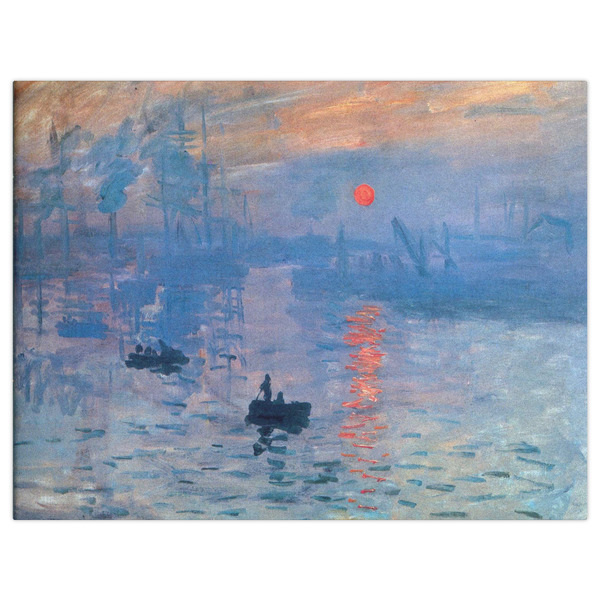 Impression Sunrise by Claude Monet Indoor / Outdoor Rug - 6'x8' - Front Flat