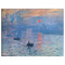 Impression Sunrise by Claude Monet Indoor / Outdoor Rug - 6'x8' - Front Flat