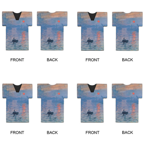 Impression Sunrise by Claude Monet Jersey Bottle Cooler - Set of 4 - APPROVAL
