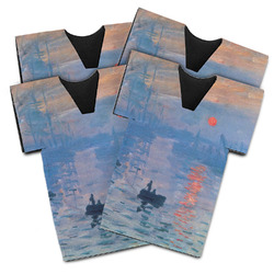 Impression Sunrise by Claude Monet Jersey Bottle Cooler - Set of 4