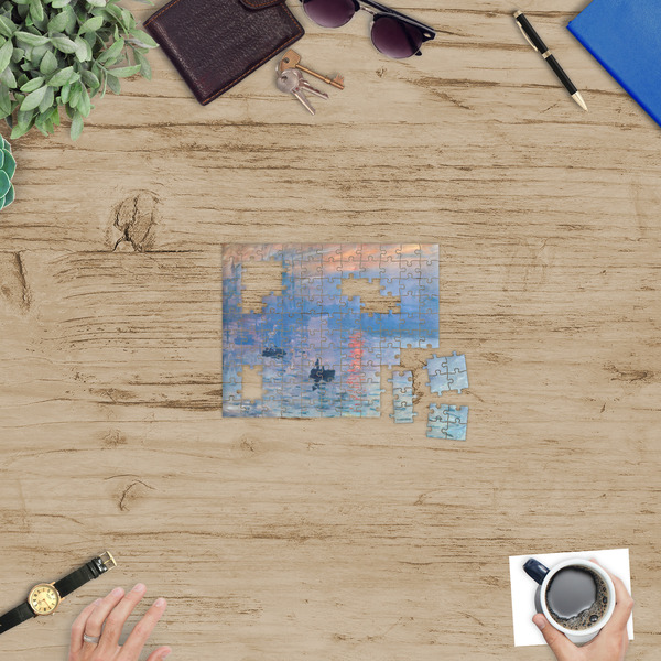 Impression Sunrise by Claude Monet Jigsaw Puzzle 110 Piece - In Context