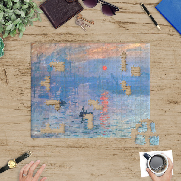 Impression Sunrise by Claude Monet Jigsaw Puzzle 500 Piece - In Context