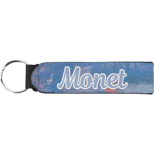 Custom Impression Sunrise by Claude Monet Neoprene Keychain Fob