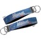 Impression Sunrise by Claude Monet Key-chain - Metal and Nylon - Front and Back