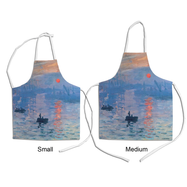 Impression Sunrise by Claude Monet Kid's Aprons - Comparison