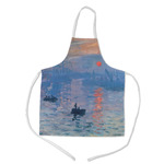 Impression Sunrise by Claude Monet Kid's Apron - Medium