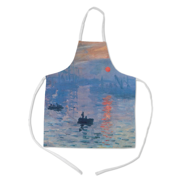 Custom Impression Sunrise by Claude Monet Kid's Apron - Medium