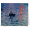 Impression Sunrise by Claude Monet Kitchen Towel - Poly Cotton - Folded Half