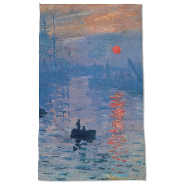 Impression Sunrise by Claude Monet Kitchen Towel - Poly Cotton - Full Front