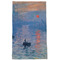 Impression Sunrise by Claude Monet Kitchen Towel - Poly Cotton - Full Front
