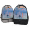 Impression Sunrise by Claude Monet Large Backpacks - Both