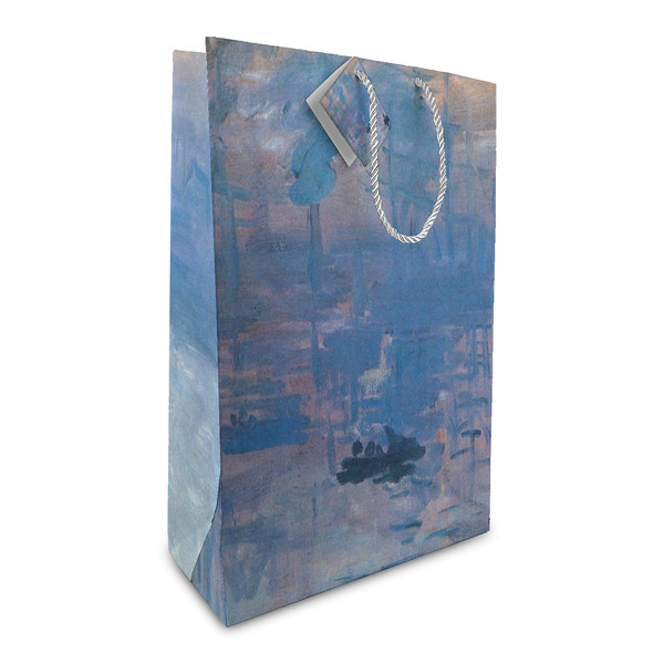 Custom Impression Sunrise by Claude Monet Large Gift Bag