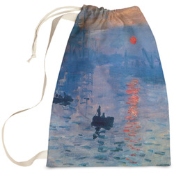 Impression Sunrise by Claude Monet Laundry Bag - Large