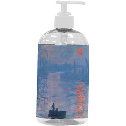 Impression Sunrise by Claude Monet Plastic Soap / Lotion Dispenser (16 oz - Large - White)