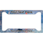 Impression Sunrise by Claude Monet License Plate Frame - Style A