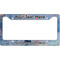 Impression Sunrise by Claude Monet License Plate Frame Wide