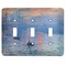 Impression Sunrise by Claude Monet Light Switch Cover (3 Toggle Plate)
