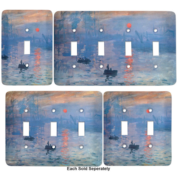 Impression Sunrise by Claude Monet Light Switch Covers all sizes