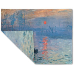 Impression Sunrise by Claude Monet Double-Sided Linen Placemat - Single