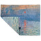 Impression Sunrise by Claude Monet Linen Placemat - Folded Corner (double side)