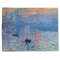 Impression Sunrise by Claude Monet Single-Sided Linen Placemat - Single