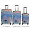 Impression Sunrise by Claude Monet Luggage Bags all sizes - With Handle