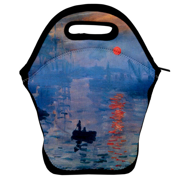 Custom Impression Sunrise by Claude Monet Lunch Bag