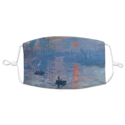 Impression Sunrise by Claude Monet Adult Cloth Face Mask - XLarge