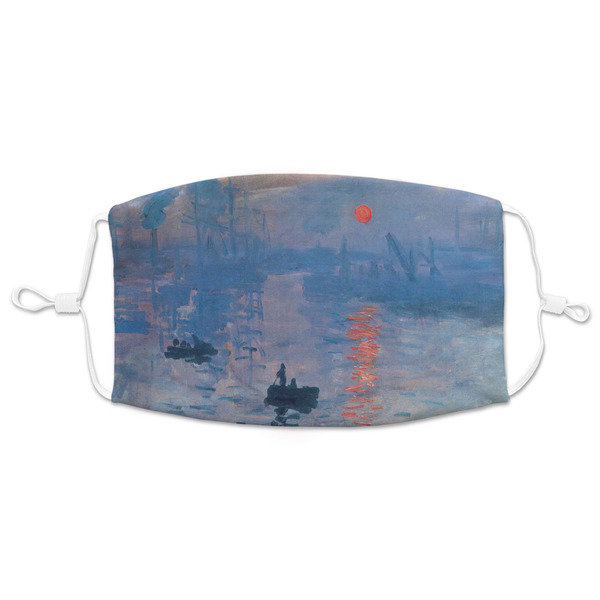 Custom Impression Sunrise by Claude Monet Adult Cloth Face Mask - XLarge