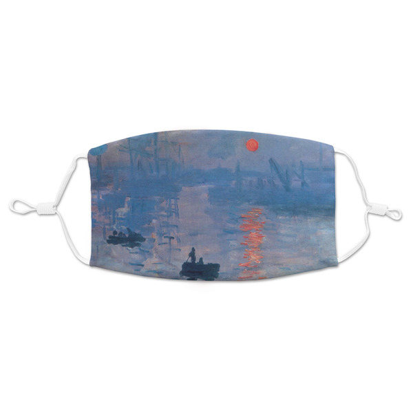 Custom Impression Sunrise by Claude Monet Adult Cloth Face Mask - Standard