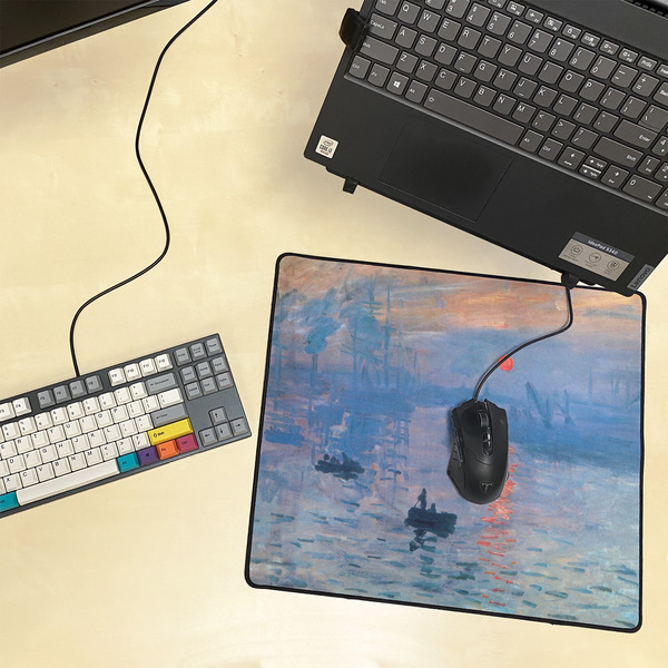 Impression Sunrise by Claude Monet Medium Gaming Mats - LIFESTYLE