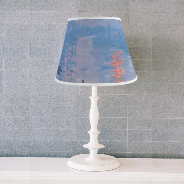Impression Sunrise by Claude Monet Poly Film Empire Lampshade - Lifestyle