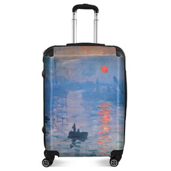 Impression Sunrise by Claude Monet Suitcase - 24" Medium - Checked
