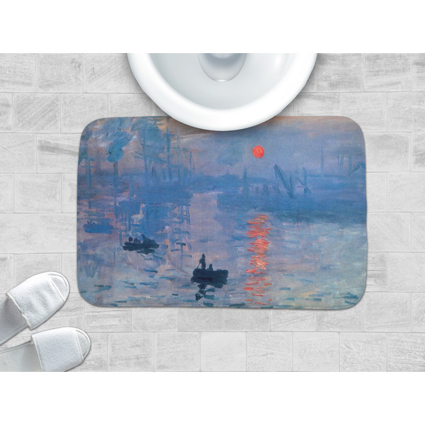 Impression Sunrise by Claude Monet Memory Foam Bath Mat - LIFESTYLE 34x21