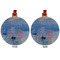 Impression Sunrise by Claude Monet Metal Ball Ornament - Front and Back