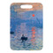 Impression Sunrise by Claude Monet Metal Luggage Tag - Front Without Strap