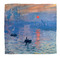 Impression Sunrise by Claude Monet Microfiber Dish Rag - Front/Approval