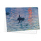 Impression Sunrise by Claude Monet Microfiber Dish Towel - FOLDED HALF