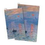 Impression Sunrise by Claude Monet Microfiber Golf Towel