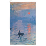 Impression Sunrise by Claude Monet Microfiber Golf Towel